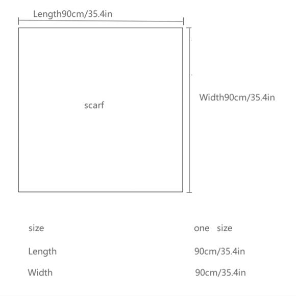 Scarf Silk Black and Gold Satin Print 35 x 35 inches - Picture 7 of 13